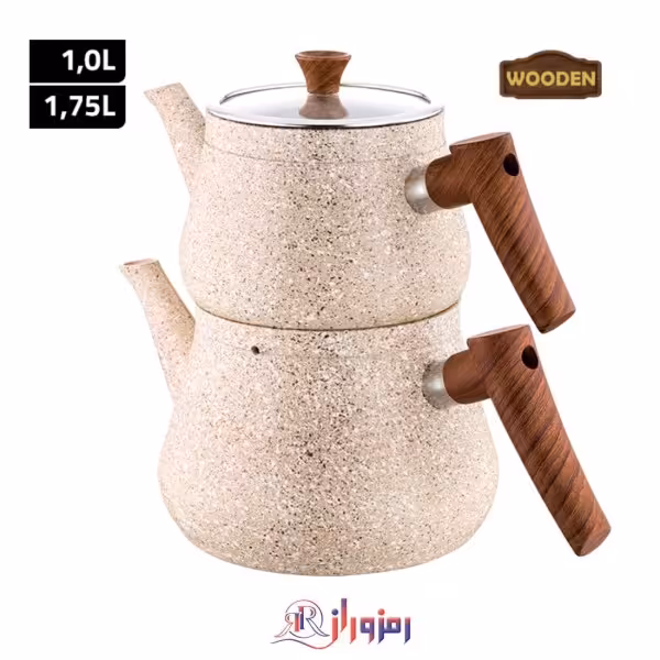 ست کتری قوری گرانیت زیو مدل ZTS-3722