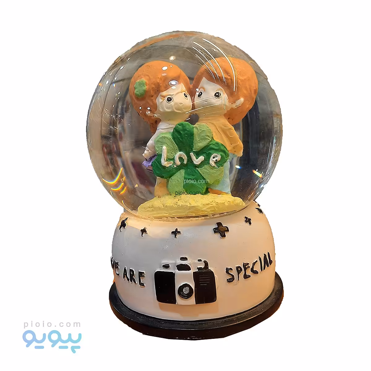 گوی شیشه ای مدل LOVE