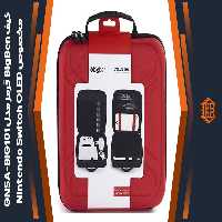 کیف BigBen Storage Case Complete مخصوص Nintendo Switch – قرمز