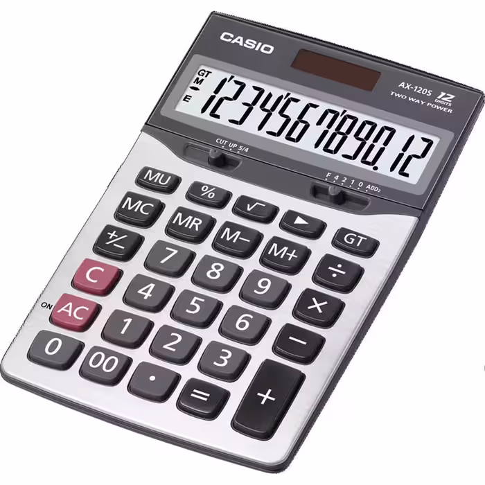 ماشین حساب رومیزی کاسیو مدل AX-120S
