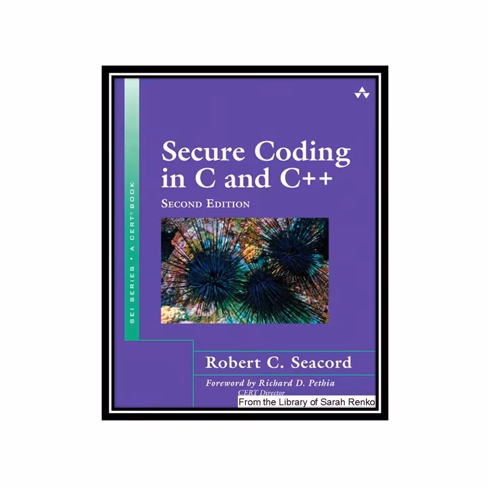 کتابSecure Coding in C and C 