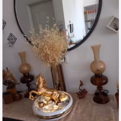 آبنما رومیزی دکوری مدل اسب 