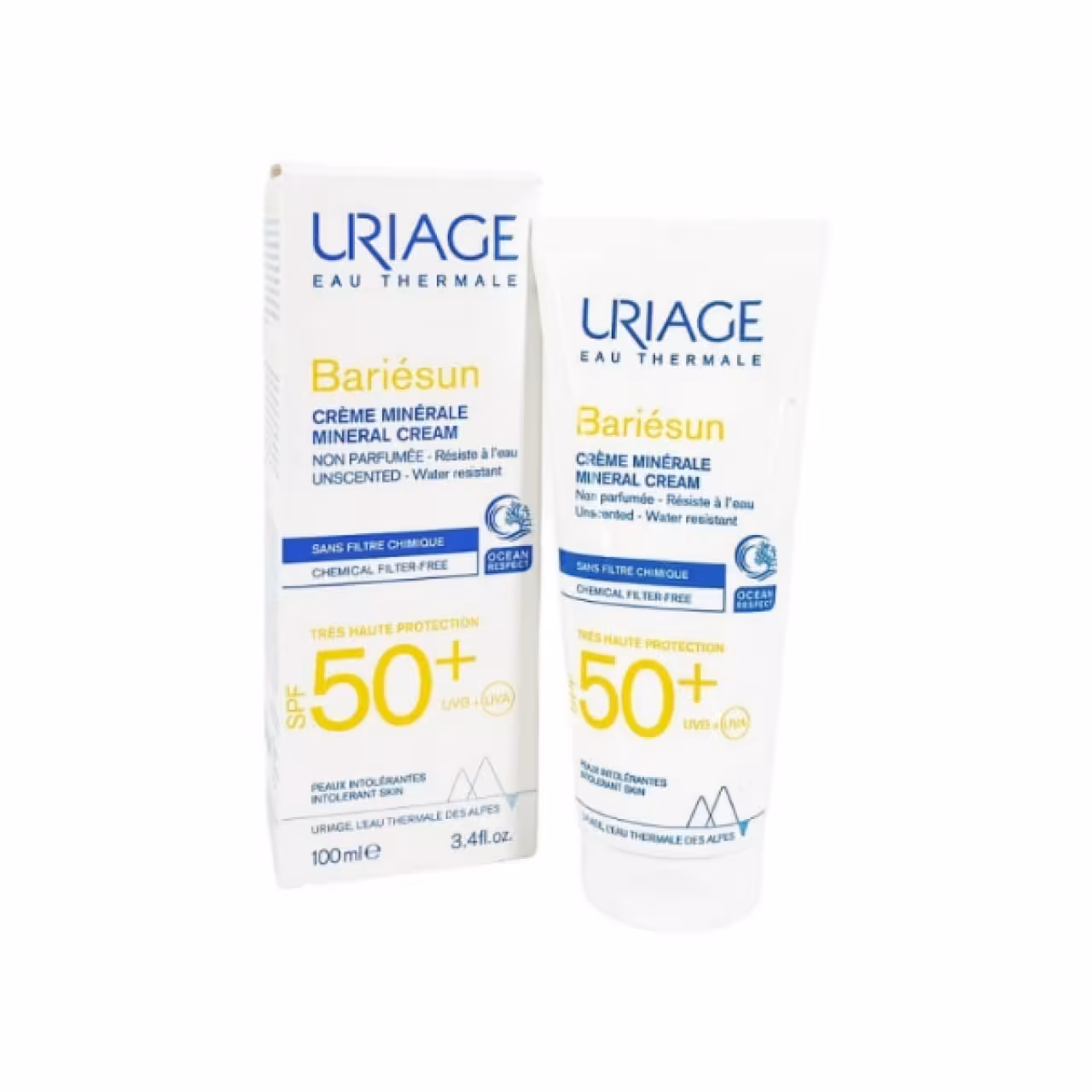 کرم ضد آفتاب مینرال  SPF50 بریسان اوریاژ حجم 100 میل