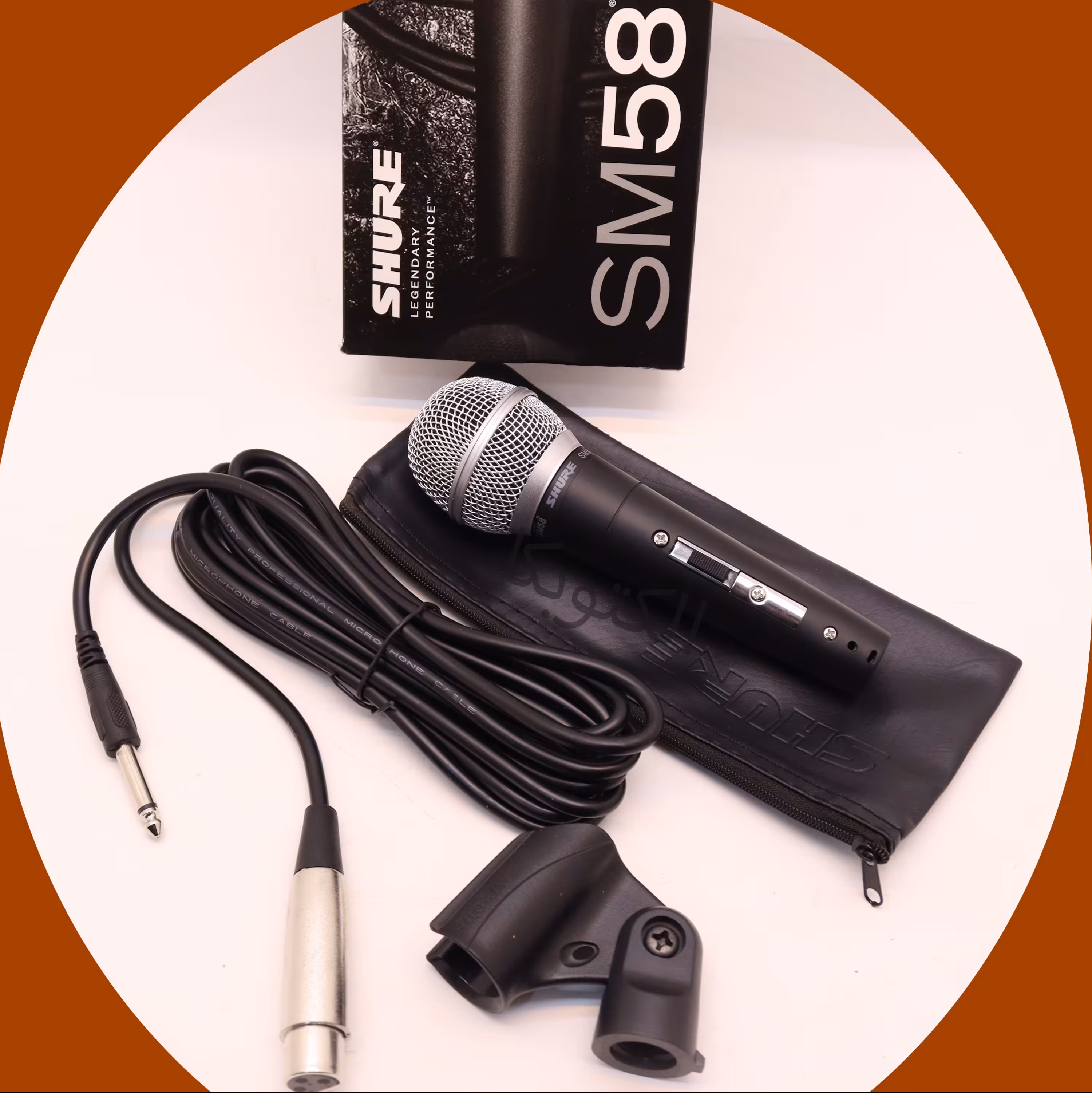 میکروفون شور داینامیک مدل SM58 - با،گلویی -پخش عمده میکروفن الکتوبکا 3426