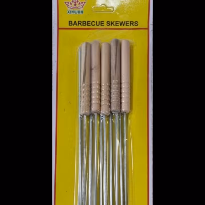 سیخ کباب دسته چوبی وکیوم