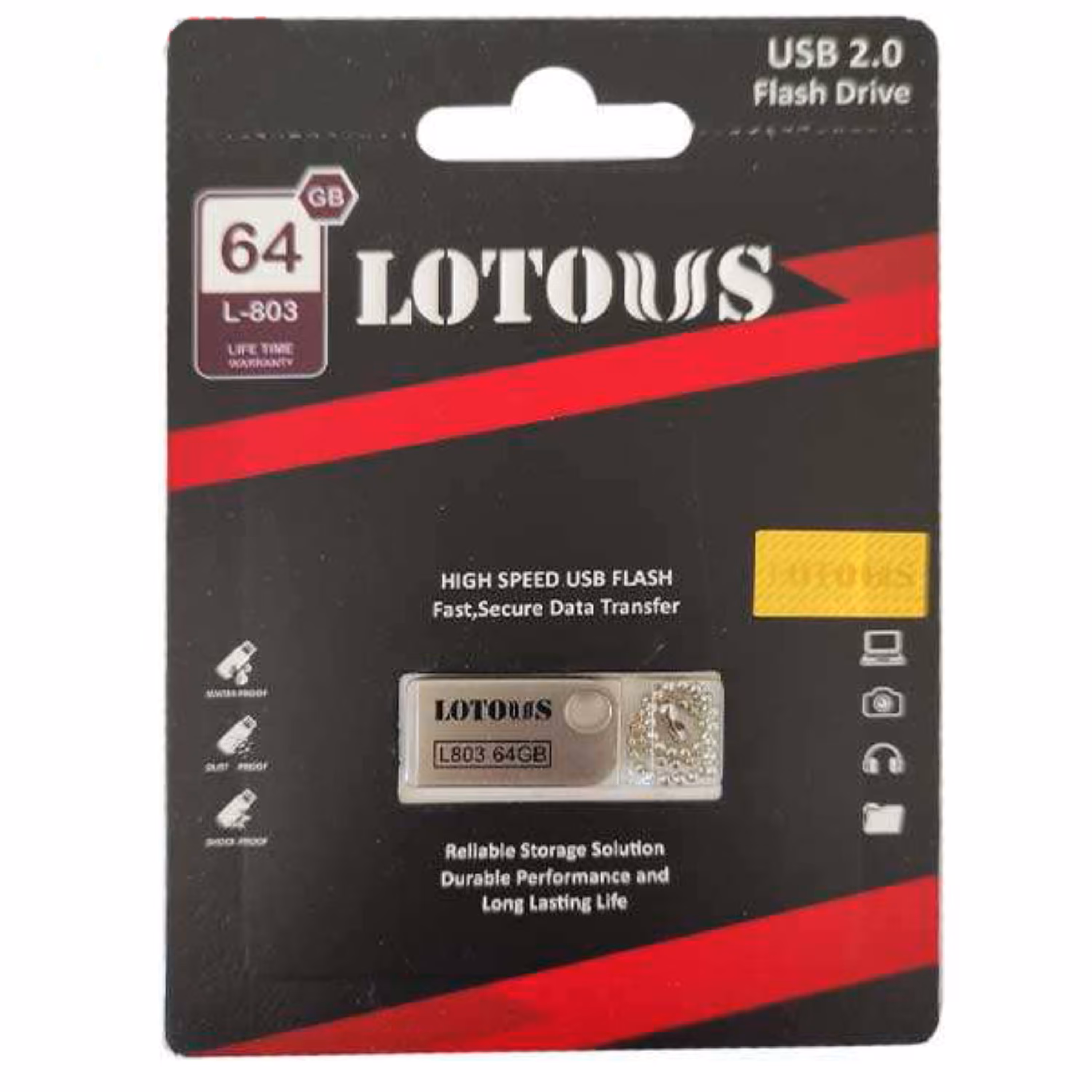 فلش مموری لوتوس مدل L803 ظرفیت 64 گیگابایت