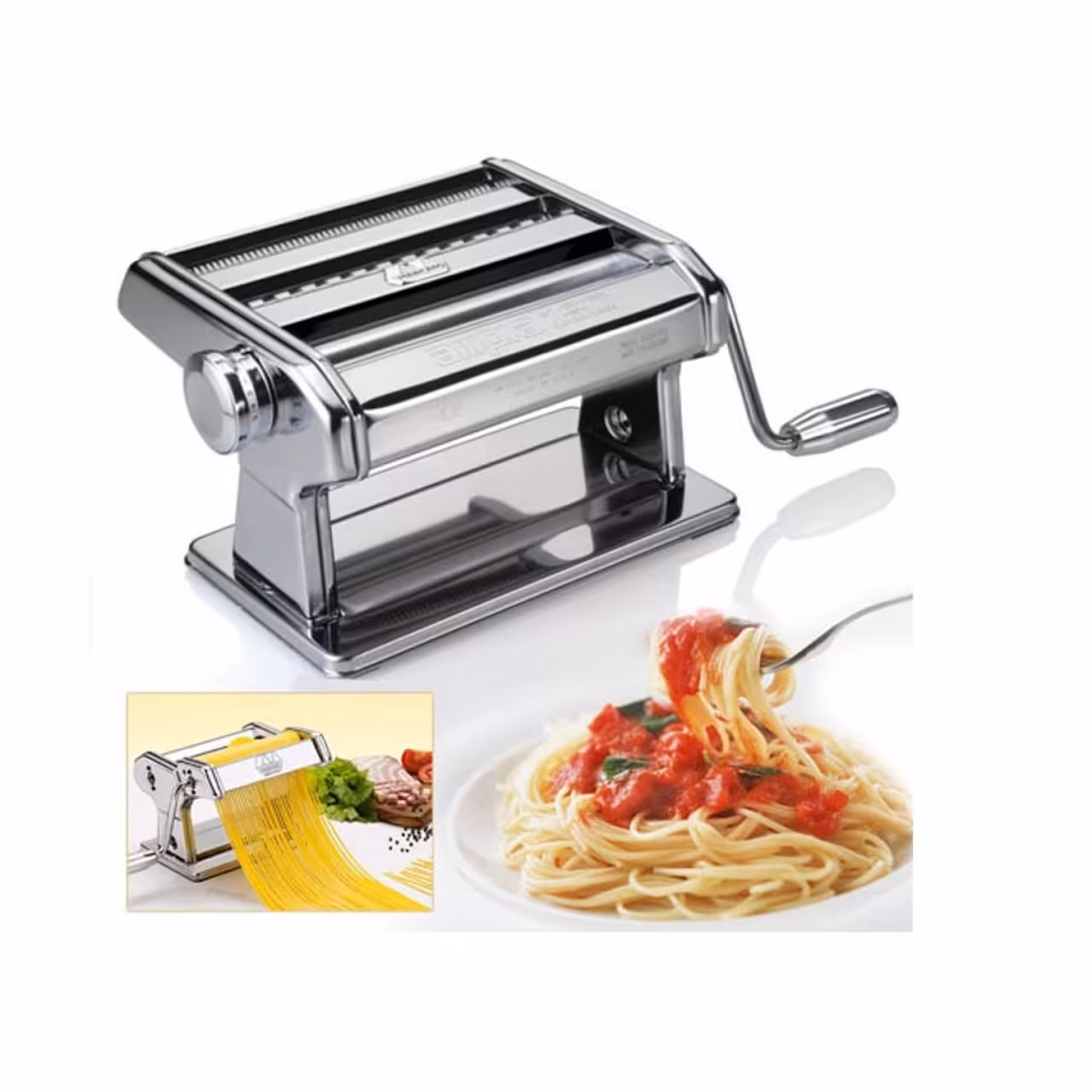 دستگاه خمیر پهن کن و رشته کن مدل Marcato Ampia