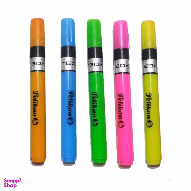 ماژیک علامت گذار پلیکان مدل neox بسته 5 عددی