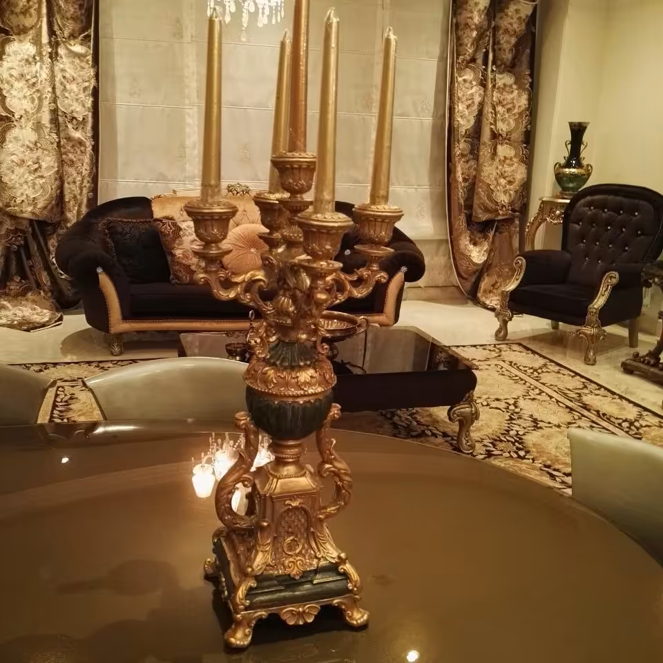 شمعدان پلی استر کلاسیک