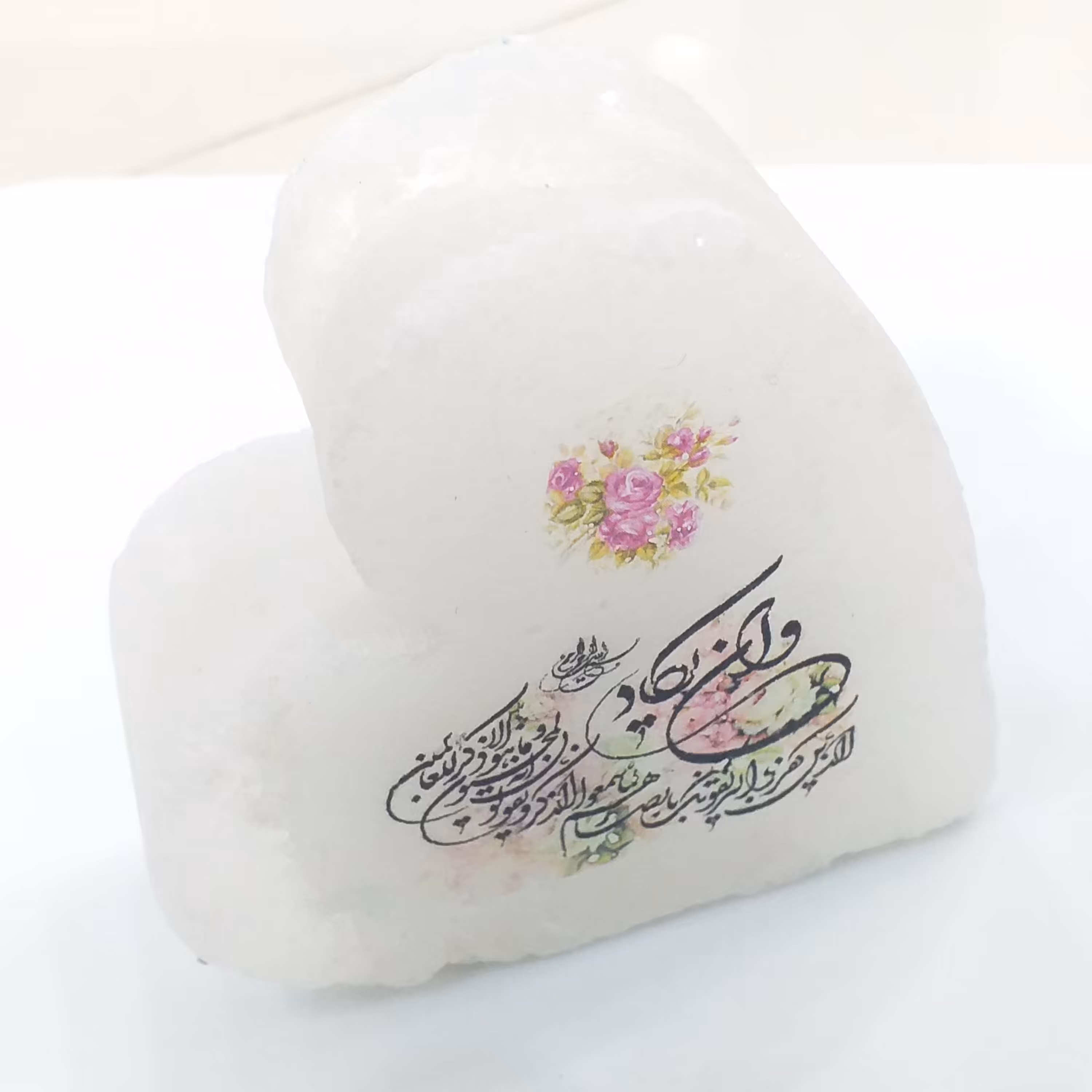 سنگ نمک دکوراتیو - طرح قلب