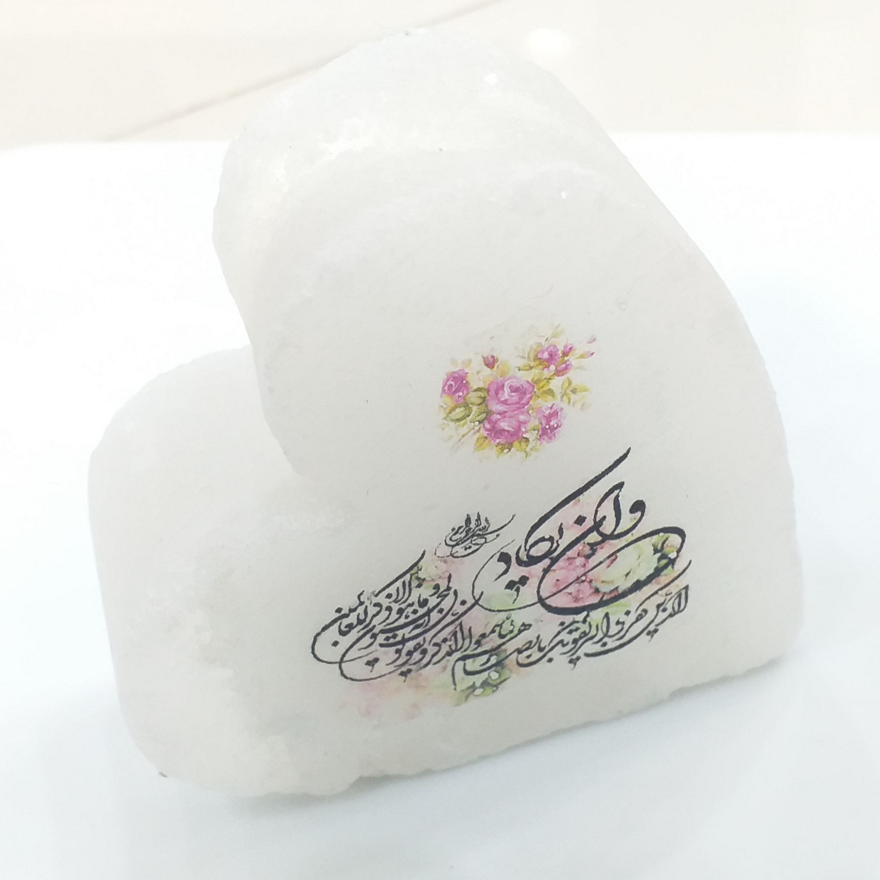 سنگ نمک دکوراتیو - طرح قلب