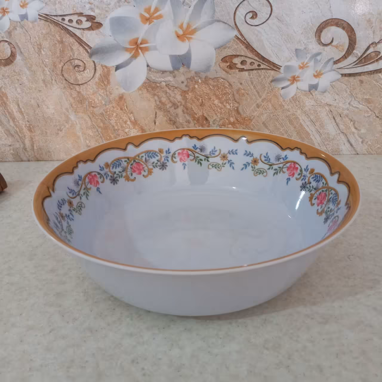 کاسه سالاد کوچک (کاسه میوه و آش )ملامین مارک یزد ملامین دارای استاندارد مواد درجه یک مارک اصلی سایز 20 تعداد یک عددی   