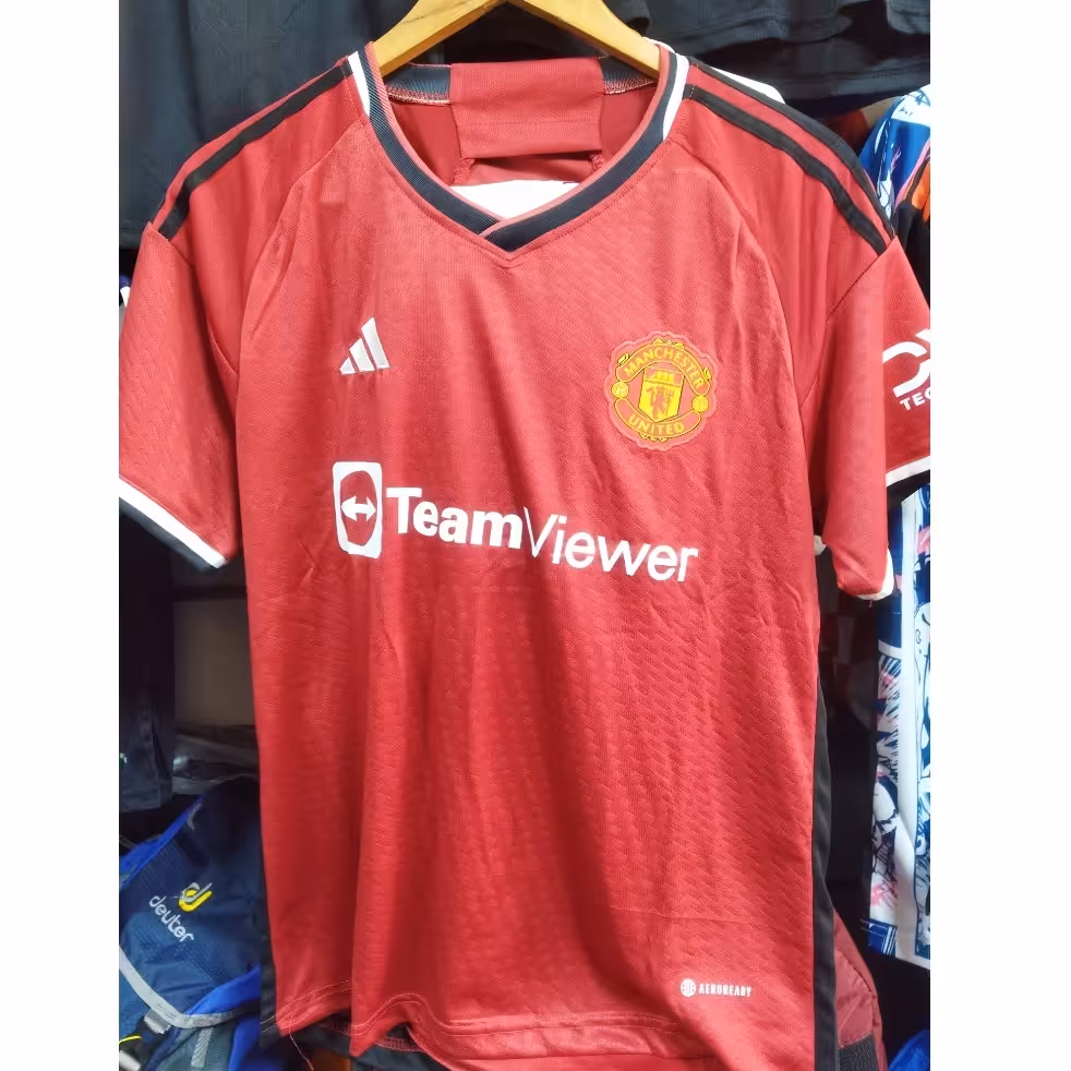 لباس اول با شورت منچستر یونایتد فصل 2023-2024 آدیداس بدون شماره