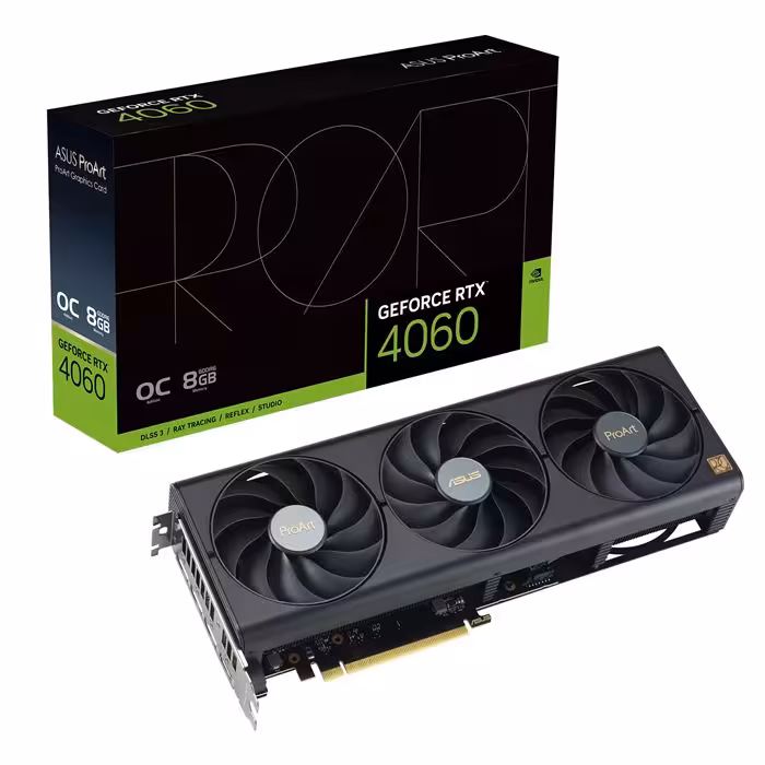 کارت گرافیک ایسوس مدل ProArt GeForce RTX 4060 OC Edition GDDR6 حافظه 8 گیگابایت