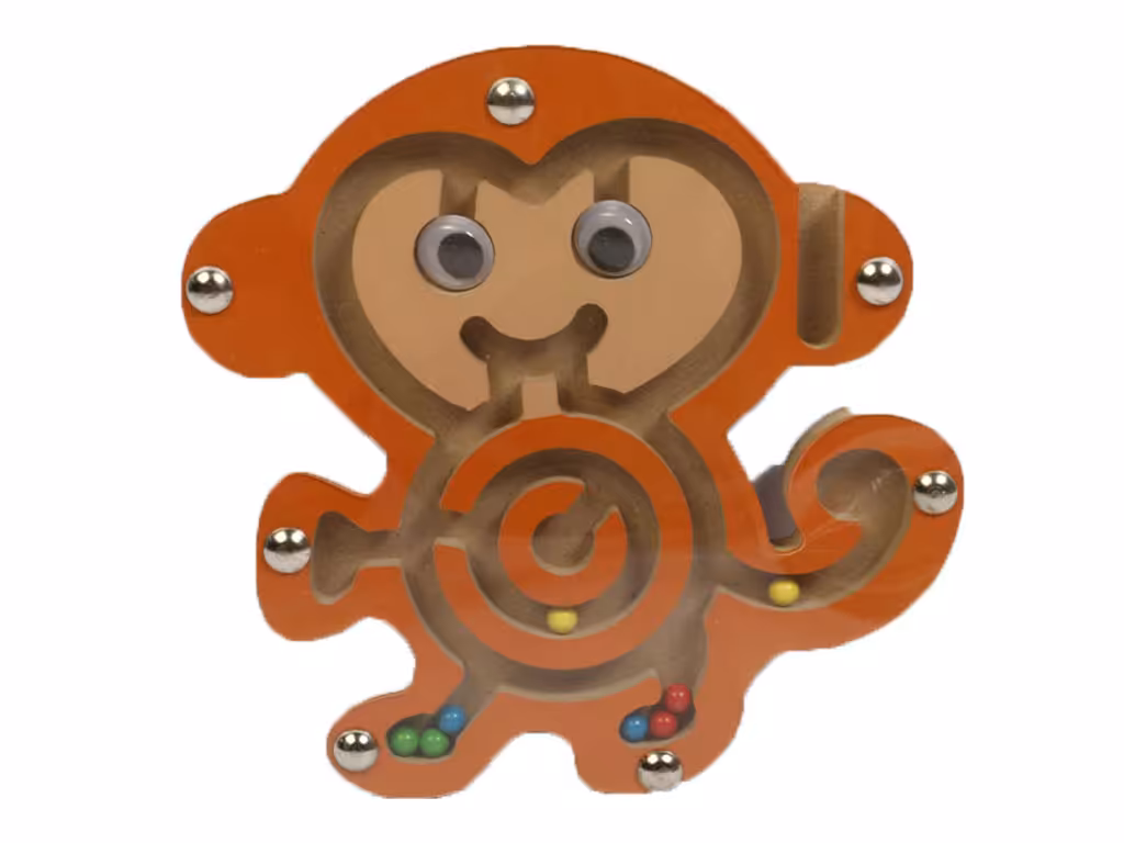 بازی فکری ماز مگنتی طرحدار چوبی