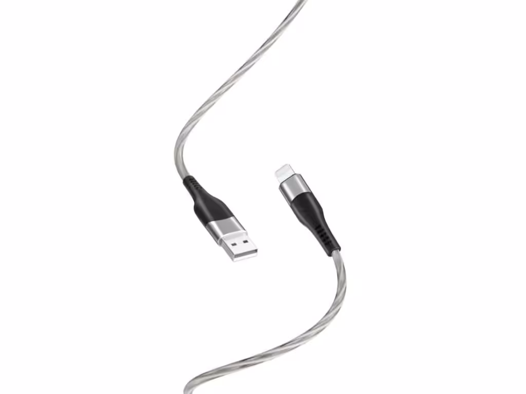 کابل شارژ سریع یواس‌بی به لایتنینگ یک متری ایکس‌او XO Automatic power off Streamwr USB cable for lightning NB158