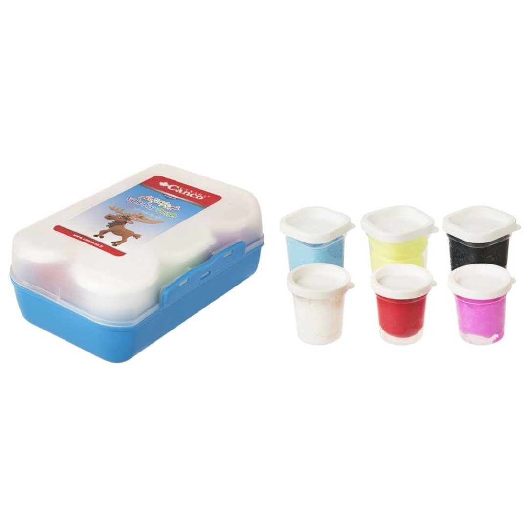 خمیر سبک سطلی کنکو 6 رنگ در رنگ های مختلف 