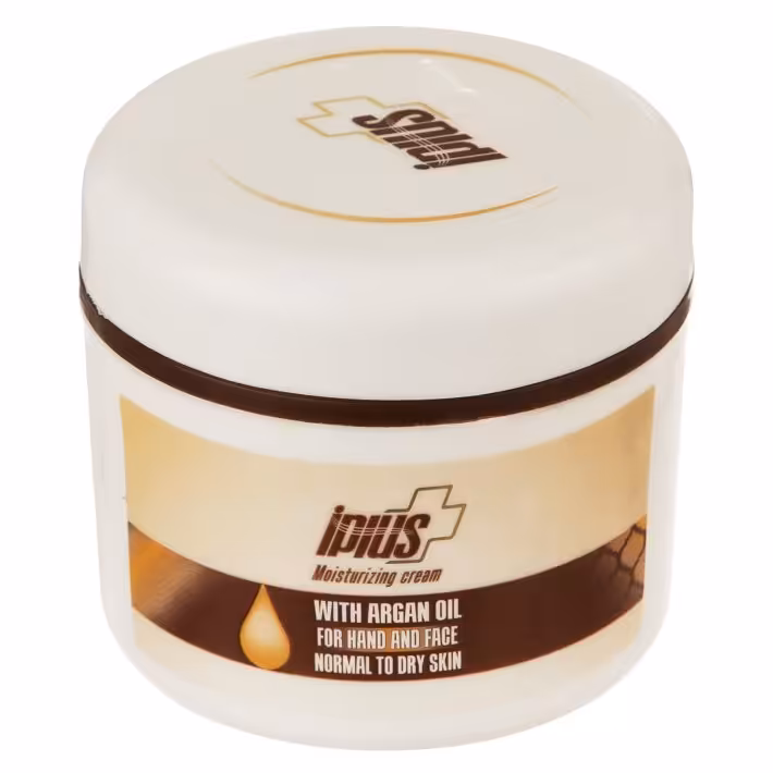 کرم مرطوب کننده دست و صورت آی پلاس مدل Argan Oil حجم 150 گرم