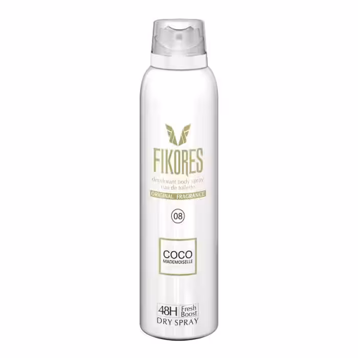 اسپری خوشبو کننده بدن زنانه فیکورس مدل Coco Mademoiselle حجم 200 میلی لیتر