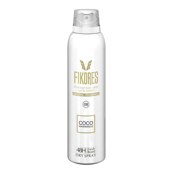 اسپری خوشبو کننده بدن زنانه فیکورس مدل Coco Mademoiselle حجم 200 میلی لیتر