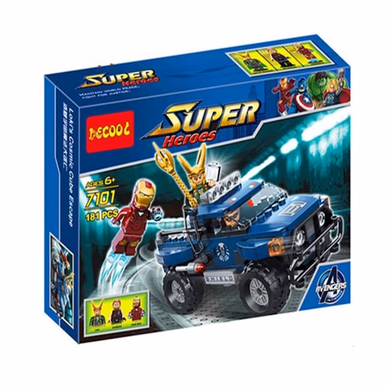 ساختنی دیکول مدل Super Heroes کد 7101