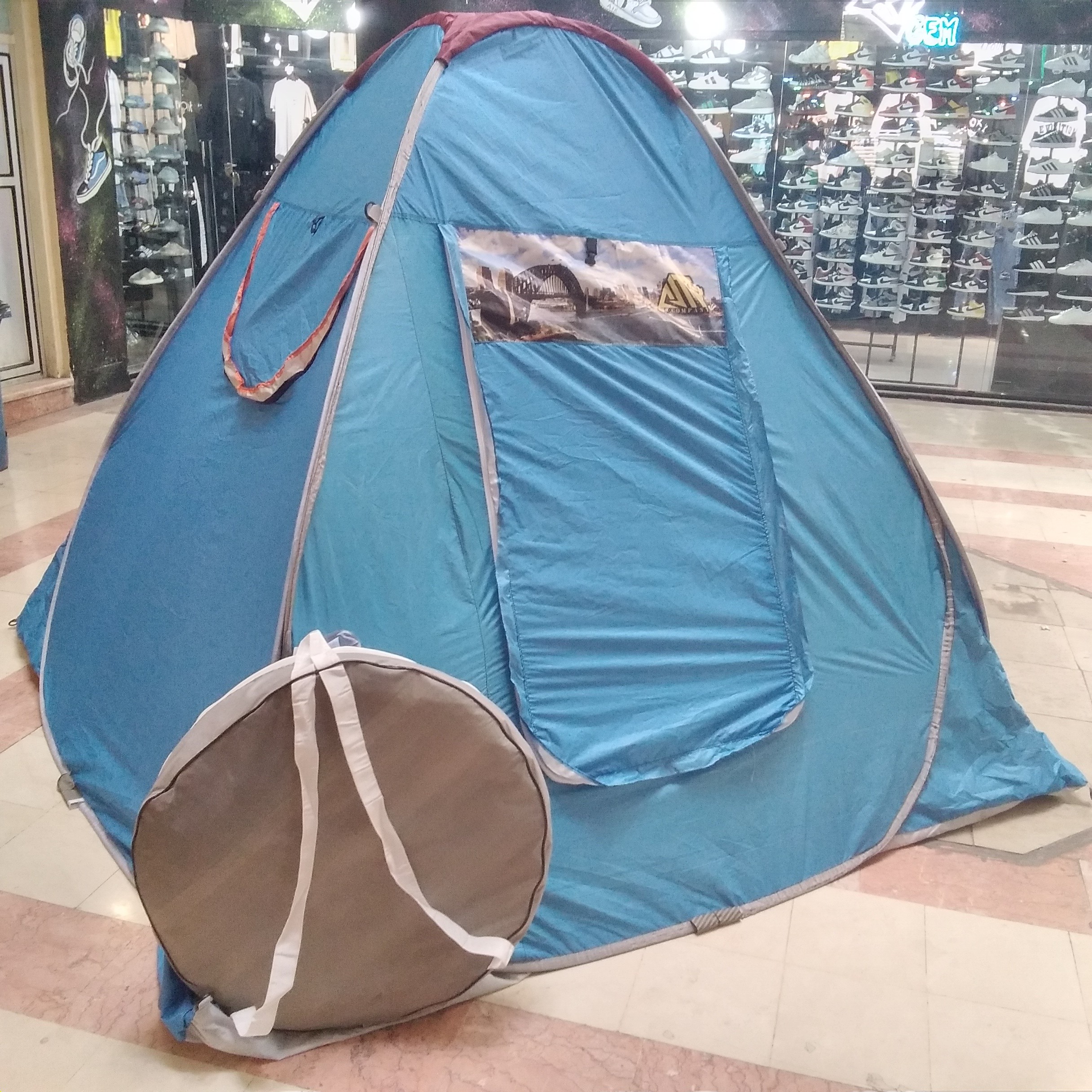 چادرمسافرتی8نفره ضدآب پلی استر کف ضخیم