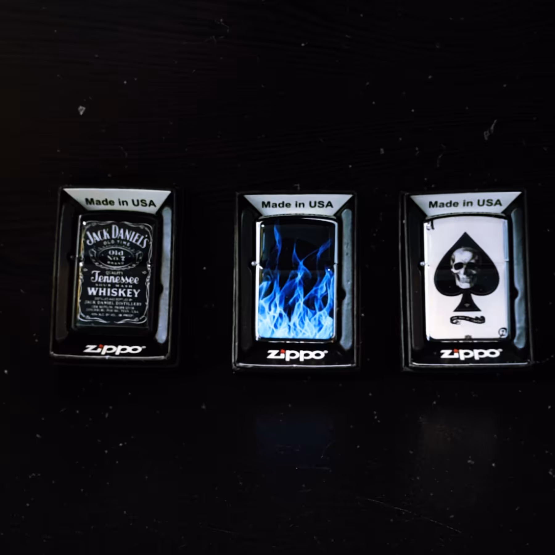 فندک زیپو ژله ای با جعبه مخصوص 