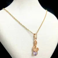 گردنبندزنانه دخترانه ظریف طرح سُل استیل مارک ژوپینگ