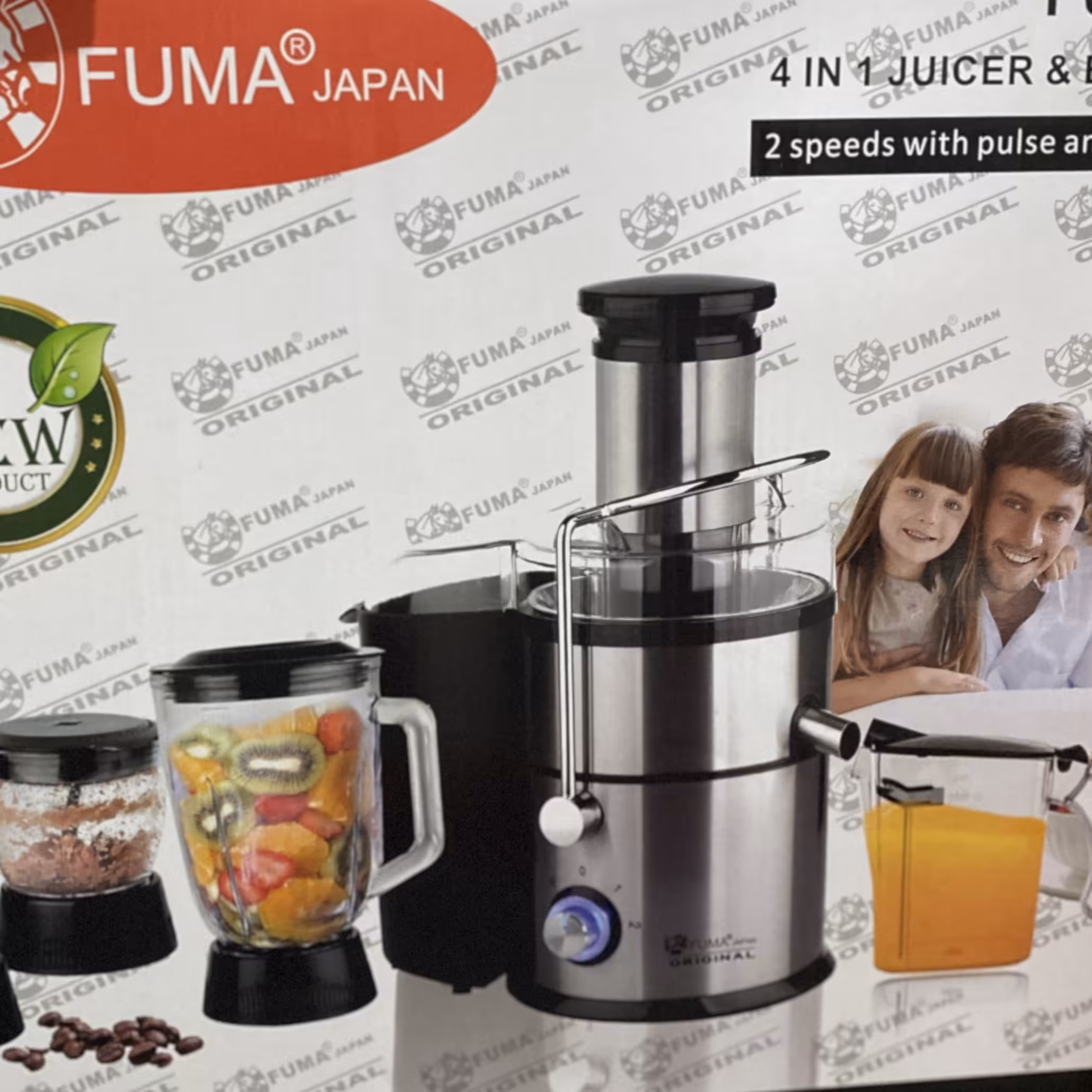 آبمیوه گیر استیل 4کاره فوما ژاپن مدلFU-1979