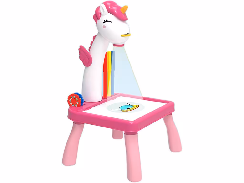 میز نقاشی پروژکتوری کودک طرح اسب پونی