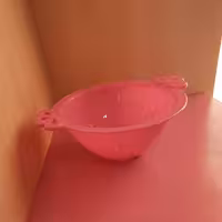 سبد تفاله گیر سینک صورتی