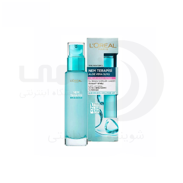 آبرسان پوست خشک و حساس هیدرا جنیوس لورآل L’oreal حجم 70میل - فروشگاه اینترنتی افخمی