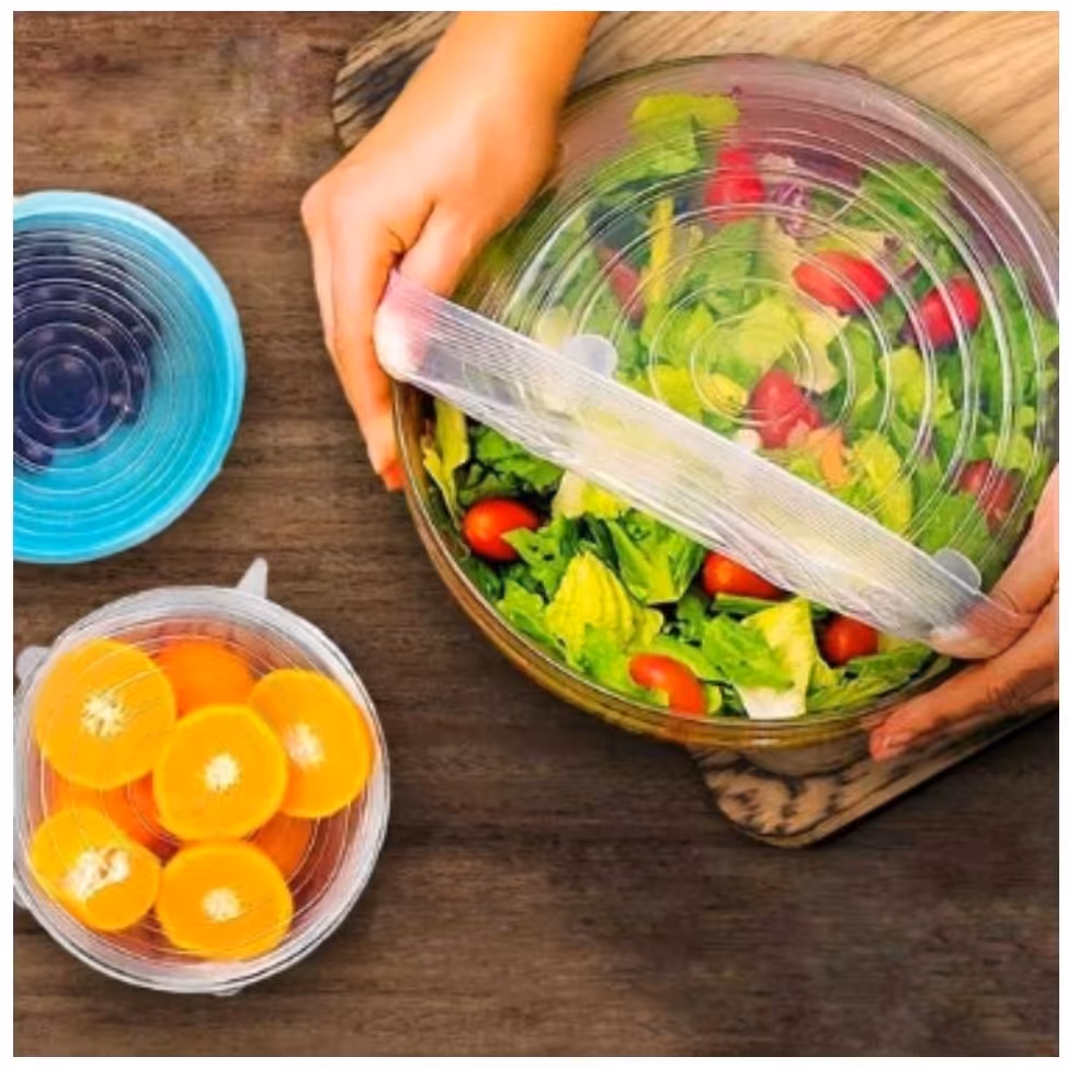 درپوش سیلیکونی ، پک 6 تایی در 6 سایز متفاوت