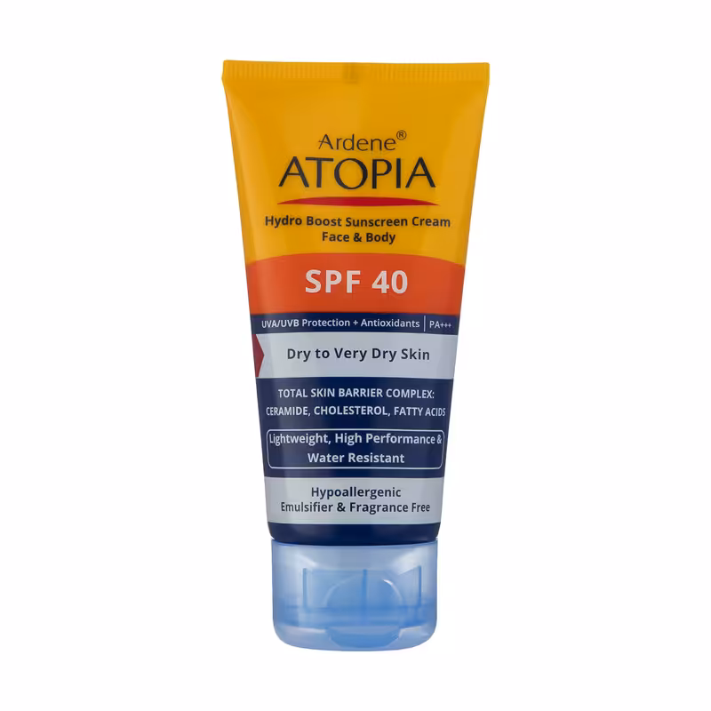 کرم ضد آفتاب SPF40 آتوپیا آردن مناسب پوست خشک 50 گرم