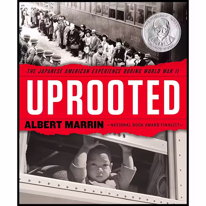 کتاب زبان اصلی Uprooted اثر Albert Marrin انتشارات Knopf Books for Young Readers