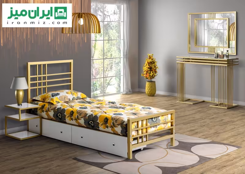 تخت خواب یکنفره کوک