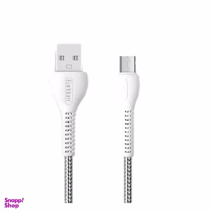 کابل تبدیل USB به microUSB ارلدام مدل EC-083M طول 1 متر