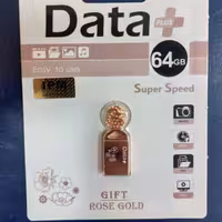 فلش64گیگ64Gگارانتی لایف تایم مدل ROSE GOLD برند Dataplus