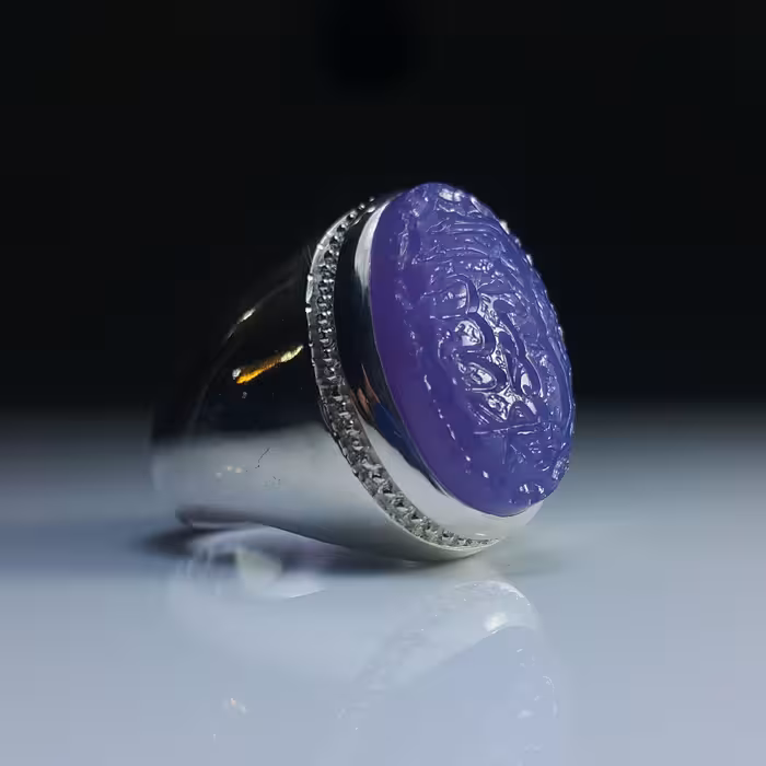 انگشتر عقیق سوسنی یمنی (11)