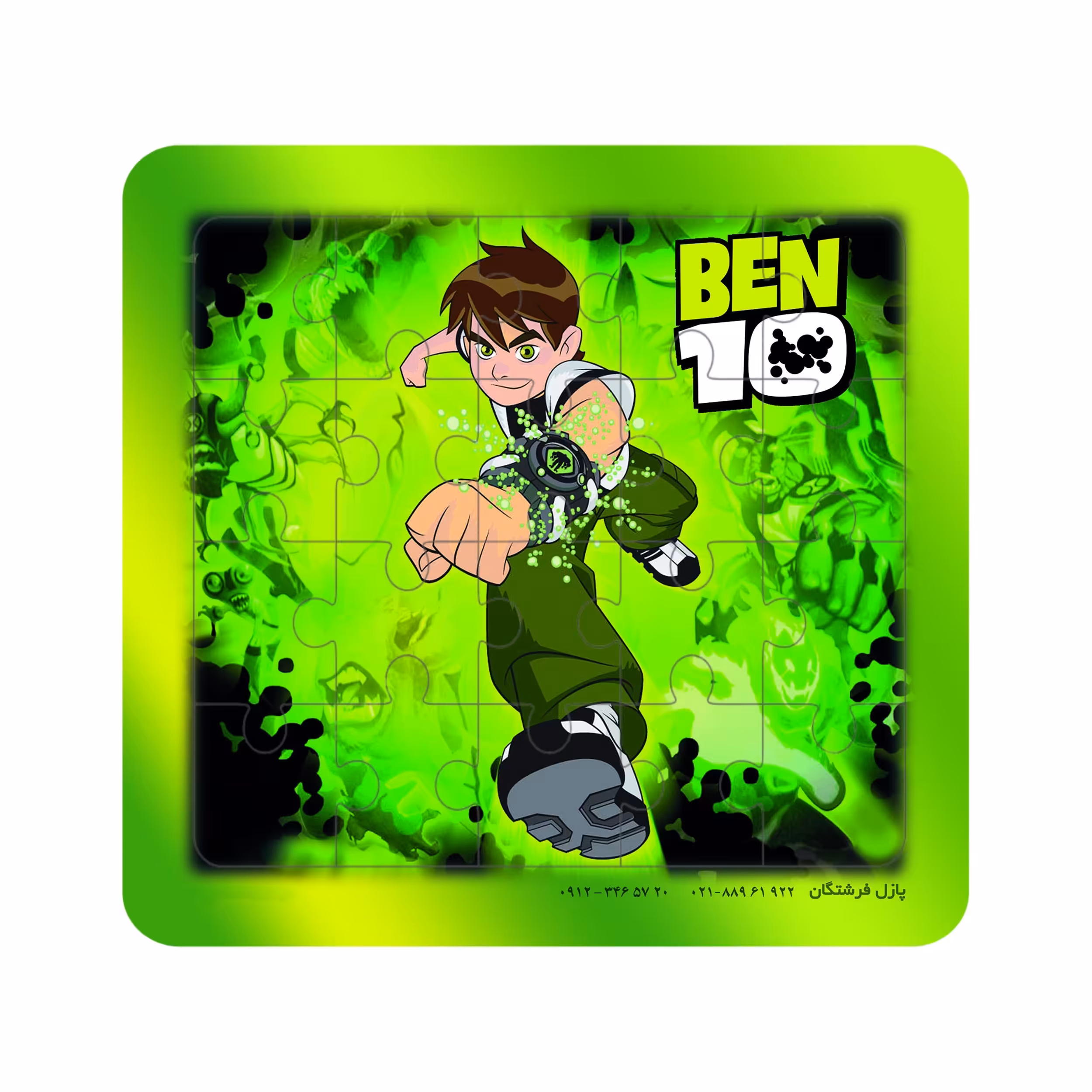 پازل 20 تکه خشتی طرح بن تن 2 انتشارات فرشتگان