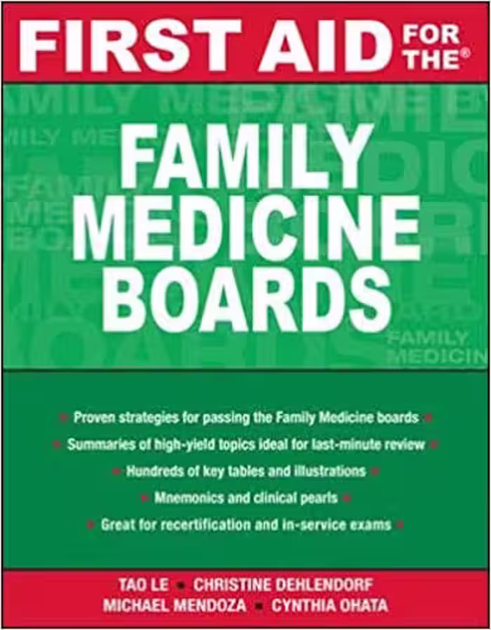 󾕇 دانلود کتاب First Aid For The Family Medicine Boards (First Aid), 2007 - دانلود کتاب های دانشگاهی
