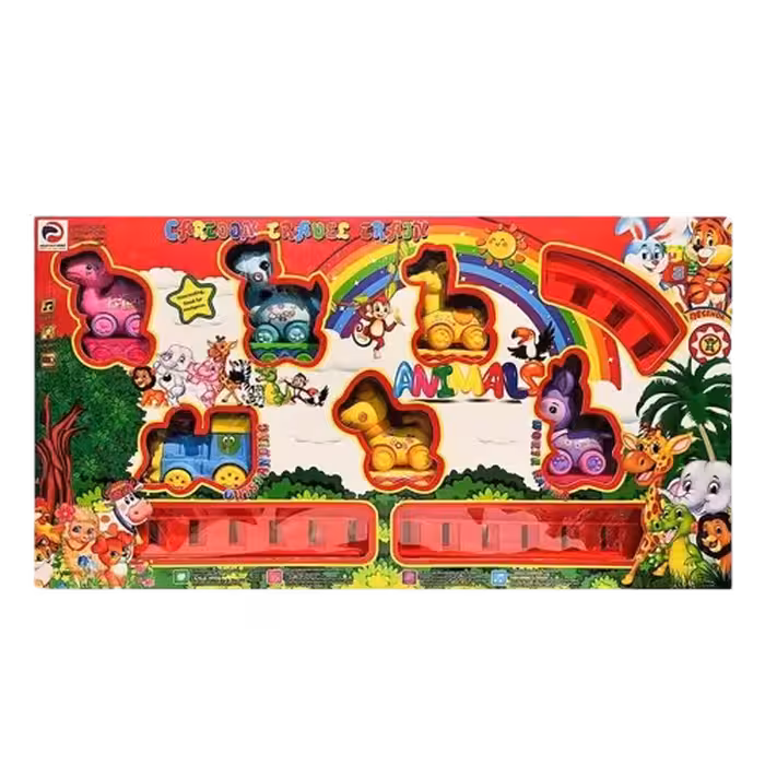 اسباب بازی قطار حیوانات متوسط