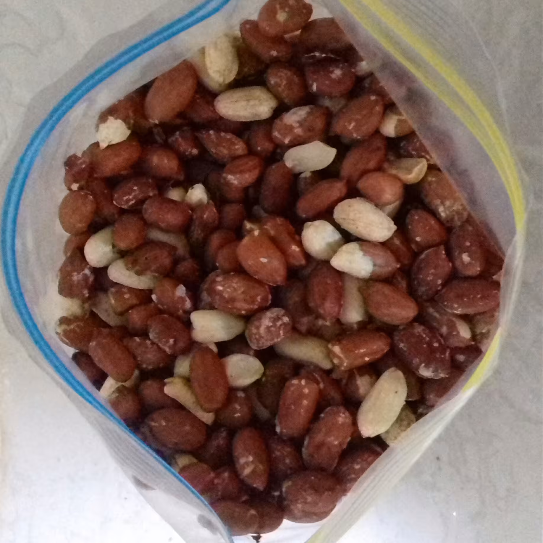 بادام زمینی 800 گرمی درجه یک پخت روز امسالی