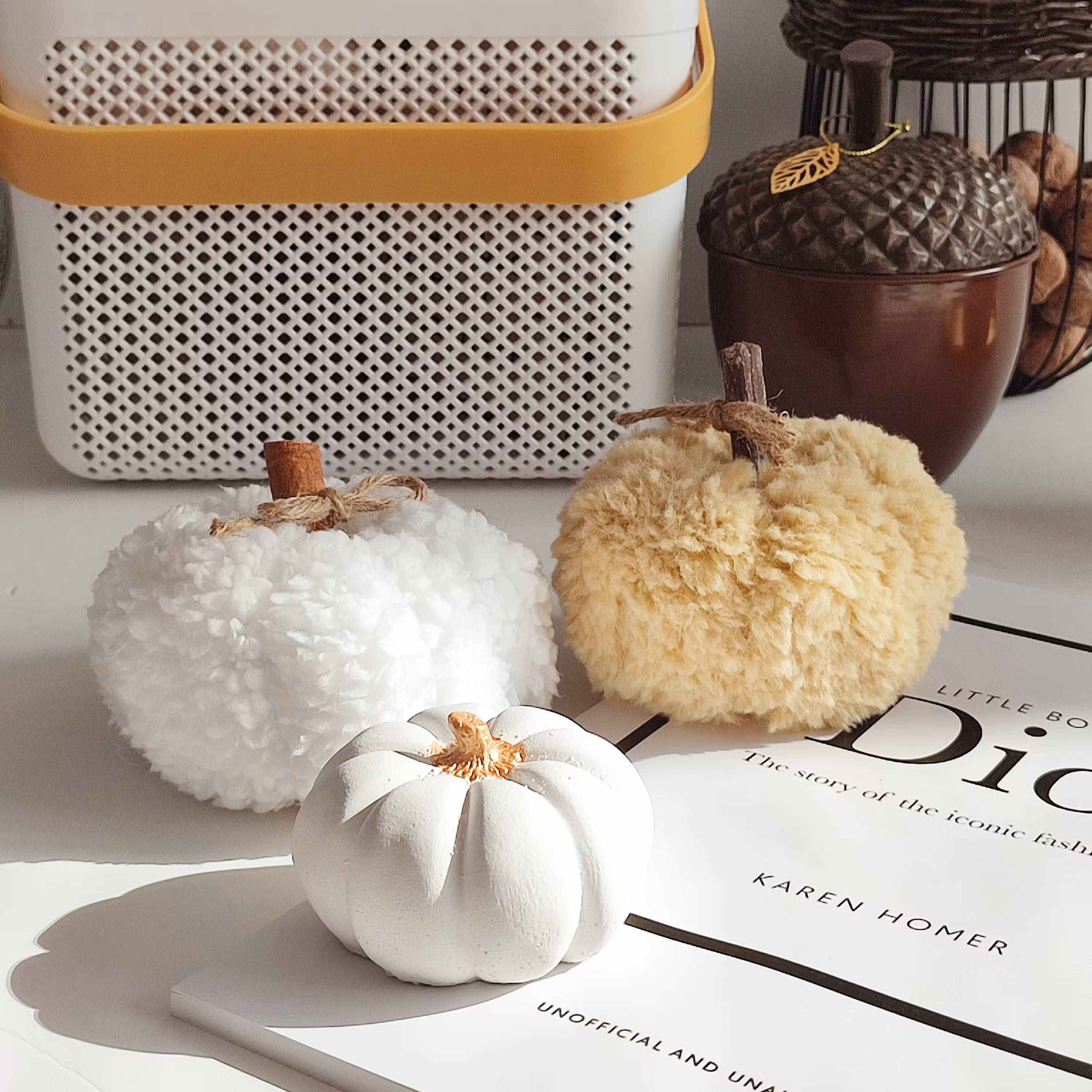 کدو حلوایی پولیشی دکوراسیون پاییزی