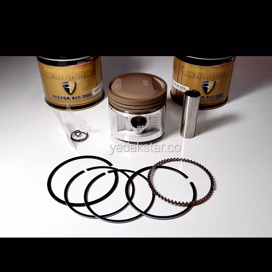  رینگ و پیستون هوندا 125ccبرند ماراتن (طلایی) تفلون دار با تضمین اصالت و مرجوعی کالا ارسال با پست پیشتاز و تیپاکس1 