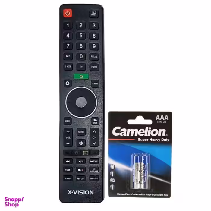 ریموت کنترل ایکس ویژن مدل 1331 به همراه باتری