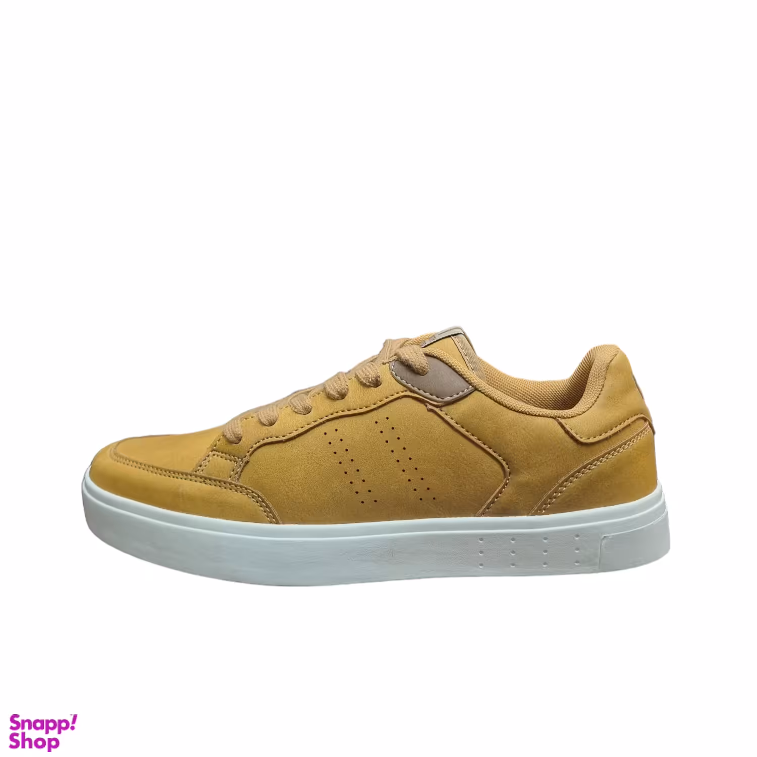 کتانی مردانه کد 501 رنگ خردلی