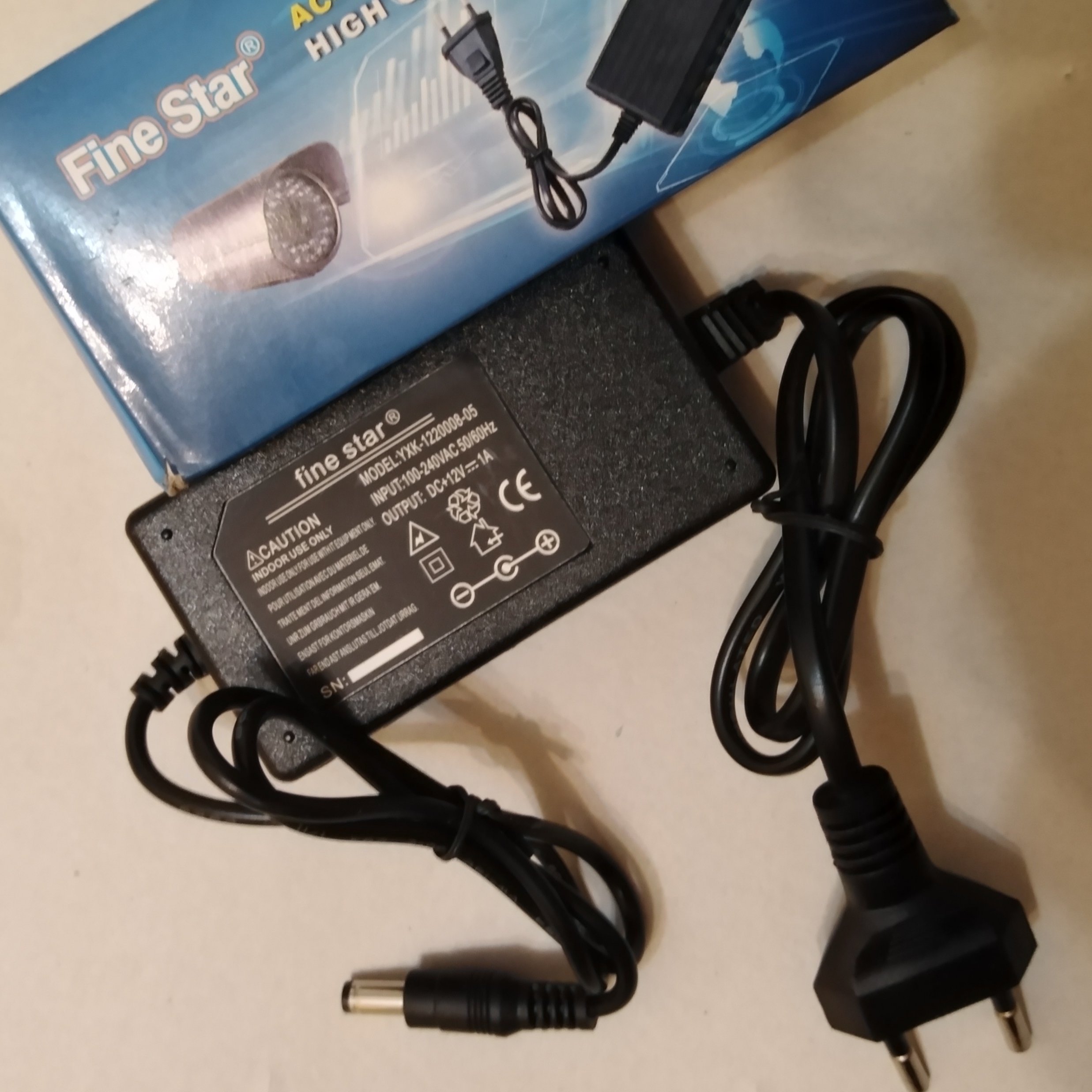 آداپتورAC 220 به 12ولت Fine star _DC