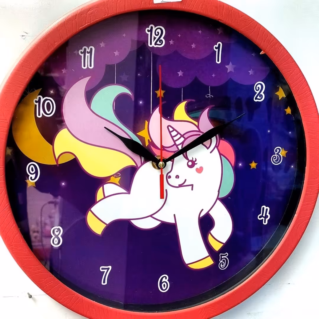 ساعت دیواری دیزنی کد23628 طرح اسب