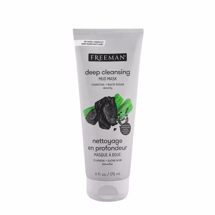 ماسک پاکسازی صورت زغال و شکر سیاه فریمن مدل Charcoal Black Sugar حجم 175 میلی لیتر